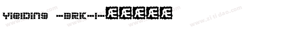 Yielding -BRK-1字体转换
